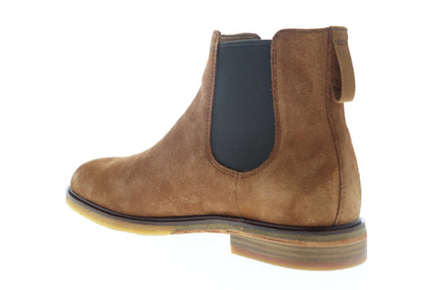 Clarks Clarkdale Gobi 26136252 Mens Brown Suede Slip On Chelsea Boots