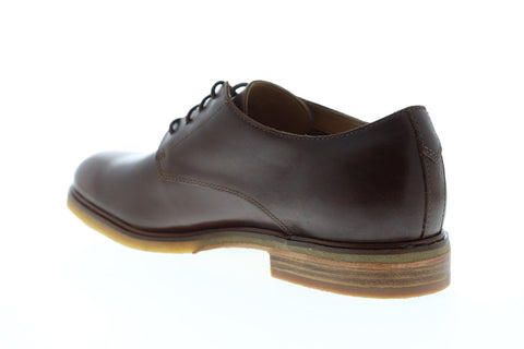 Clarks Clarkdale Moon 26136258 Mens Brown Leather Plain Toe Oxfords Shoes
