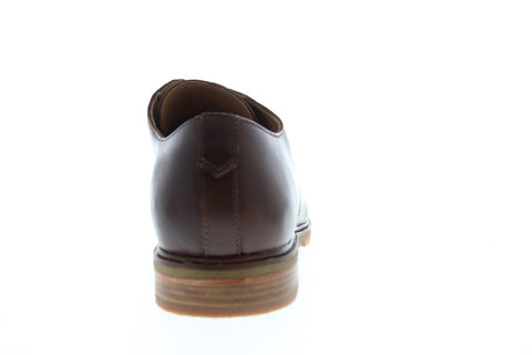 Clarks Clarkdale Moon 26136258 Mens Brown Leather Plain Toe Oxfords Shoes