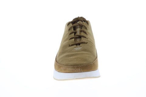 Clarks Kiowa Sport Mens Brown Suede Low Top Lace Up Sneakers Shoes