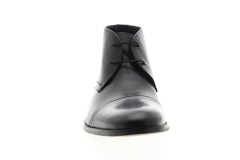 Bostonian Nantasket Mid 26136574 Mens Black Leather High Top Chukkas Boots