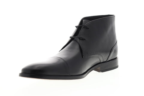 Bostonian Nantasket Mid 26136574 Mens Black Leather High Top Chukkas Boots