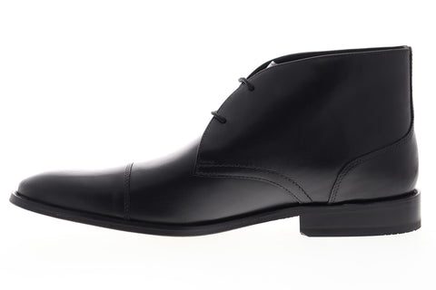 Bostonian Nantasket Mid 26136574 Mens Black Leather High Top Chukkas Boots