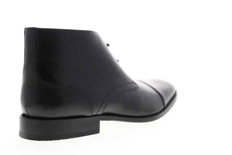 Bostonian Nantasket Mid 26136574 Mens Black Leather High Top Chukkas Boots