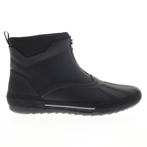 Clarks Bowman Top 26136660 Mens Black Wide Leather Lace Up Casual Dress Boots