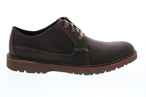 Clarks Vargo Plain 26136675 Mens Brown Oxfords & Lace Ups Plain Toe Shoes