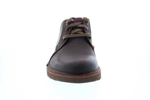 Clarks Vargo Plain 26136675 Mens Brown Oxfords & Lace Ups Plain Toe Shoes