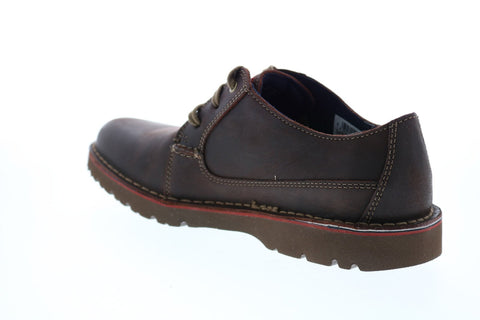 Clarks Vargo Plain 26136675 Mens Brown Oxfords & Lace Ups Plain Toe Shoes