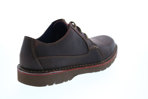 Clarks Vargo Plain 26136675 Mens Brown Oxfords & Lace Ups Plain Toe Shoes