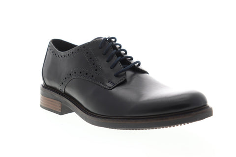 Bostonian Maxton Plain 26136693 Mens Black Leather Dress Lace Up Oxfords Shoes