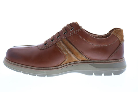 Clarks Un Ramble Go Mens Brown Wide Oxfords & Lace Ups Plain Toe Shoes