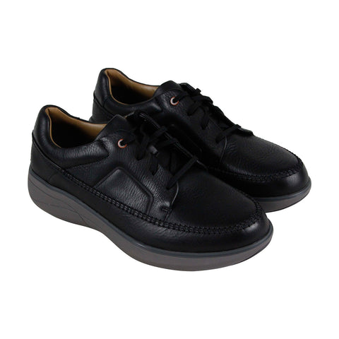 Clarks Un Rise Lace Mens Black Wide 2E Comfort Casual Fashion Sneakers Shoes