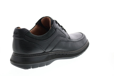 Clarks Un Ramble Lace Mens Black Wide Oxfords & Lace Ups Plain Toe Shoes