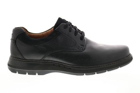 Clarks Un Ramble Lo Mens Black Extra Wide Oxfords & Lace Ups Plain Toe Shoes