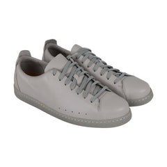 Clarks Nathan Lace Mens Gray Leather Low Top Lace Up Sneakers Shoes