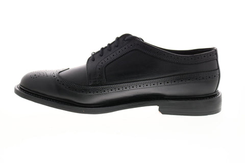 Bostonian No.16 Longwing Mens Black Oxfords & Lace Ups Wingtip & Brogue Shoes
