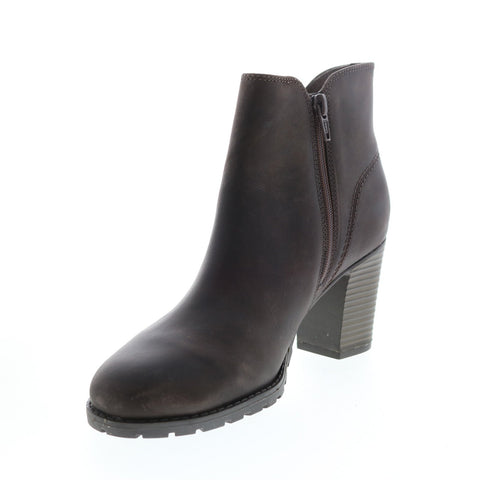 Clarks Verona Trish 26137333 Womens Brown Leather Ankle & Booties Boots