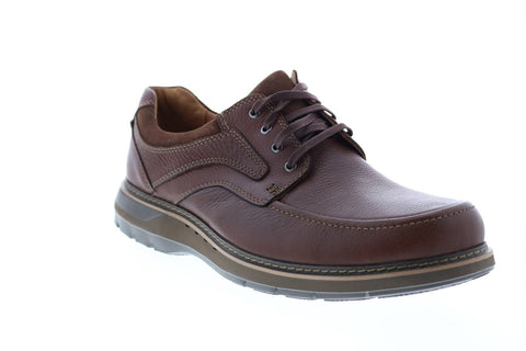 Clarks Un Ramble Lace Mens Brown Wide Oxfords & Lace Ups Plain Toe Shoes