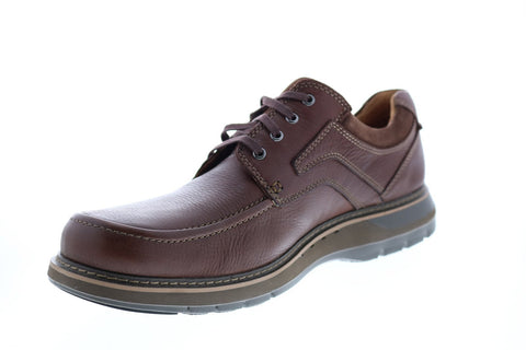 Clarks Un Ramble Lace Mens Brown Wide Oxfords & Lace Ups Plain Toe Shoes
