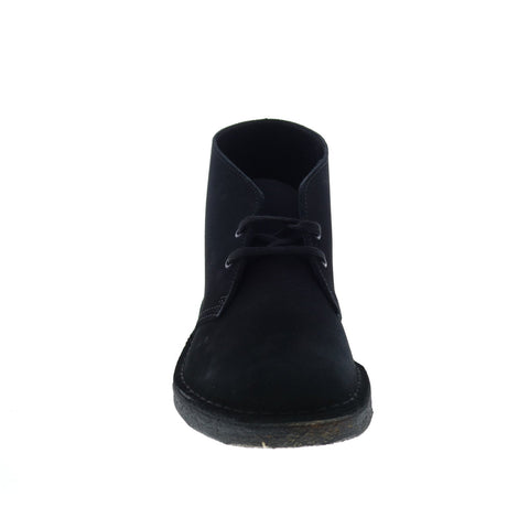 Clarks Desert Boot 26138227 Mens Black Suede Lace Up Desert Boots