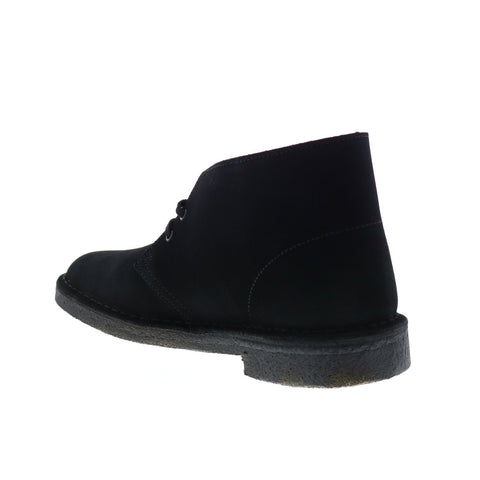 Clarks Desert Boot 26138227 Mens Black Suede Lace Up Desert Boots
