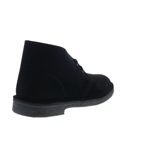 Clarks Desert Boot 26138227 Mens Black Suede Lace Up Desert Boots
