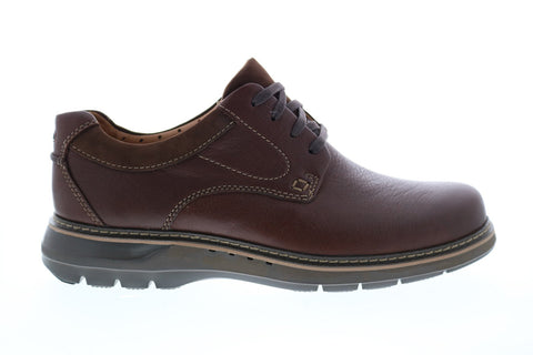 Clarks Un Ramble Lo Mens Brown Extra Wide Oxfords & Lace Ups Plain Toe Shoes