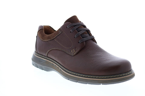 Clarks Un Ramble Lo Mens Brown Wide Oxfords & Lace Ups Plain Toe Shoes