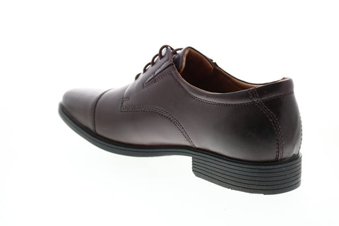 Clarks Tilden Cap 26138388 Mens Red Oxfords & Lace Ups Cap Toe Shoes