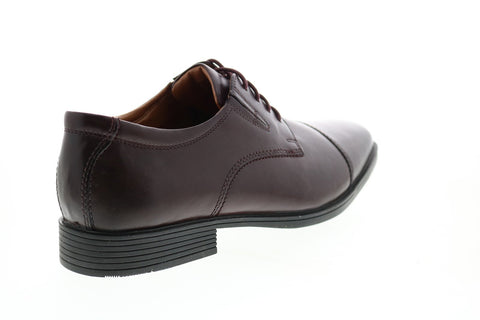 Clarks Tilden Cap 26138388 Mens Red Oxfords & Lace Ups Cap Toe Shoes