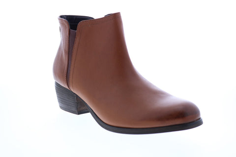 Clarks Maypearl Ramie 26138391 Womens Brown Leather Ankle & Booties Boots