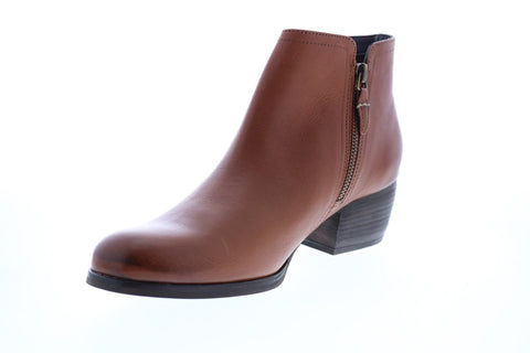 Clarks Maypearl Ramie 26138391 Womens Brown Leather Ankle & Booties Boots