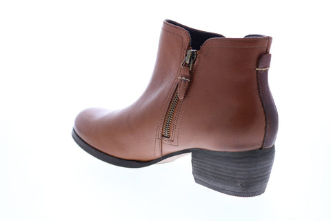 Clarks Maypearl Ramie 26138391 Womens Brown Leather Ankle & Booties Boots
