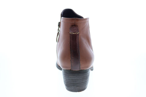 Clarks Maypearl Ramie 26138391 Womens Brown Leather Ankle & Booties Boots
