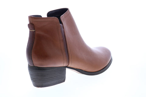 Clarks Maypearl Ramie 26138391 Womens Brown Leather Ankle & Booties Boots