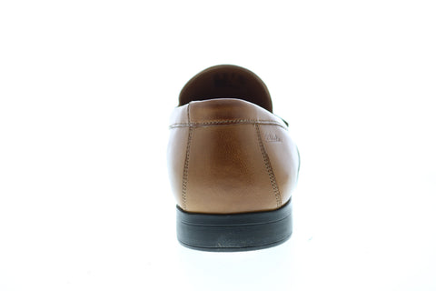 Clarks Claude Plain 26138650 Mens Brown Loafers & Slip Ons Casual Shoes
