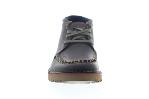 Clarks Vargo Apron 26138813 Mens Brown Leather Lace Up Chukkas Boots