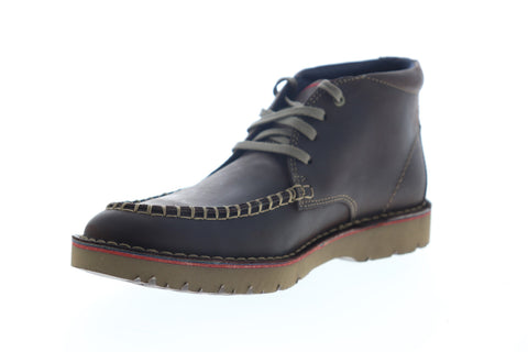 Clarks Vargo Apron 26138813 Mens Brown Leather Lace Up Chukkas Boots