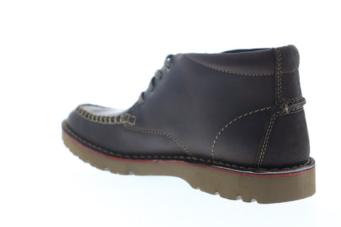 Clarks Vargo Apron 26138813 Mens Brown Leather Lace Up Chukkas Boots