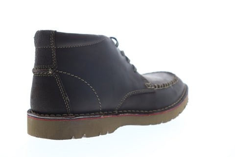 Clarks Vargo Apron 26138813 Mens Brown Leather Lace Up Chukkas Boots
