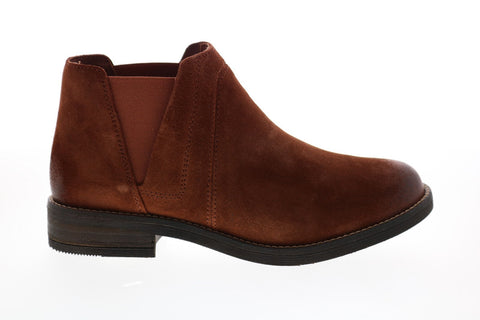 Clarks Demi Beat 26138867 Womens Brown Suede Ankle & Booties Boots
