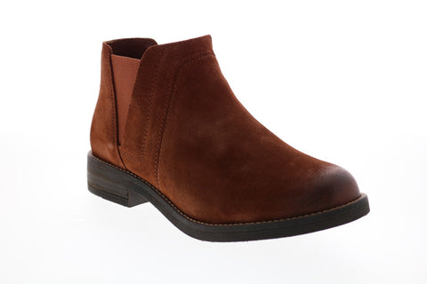 Clarks Demi Beat 26138867 Womens Brown Suede Ankle & Booties Boots