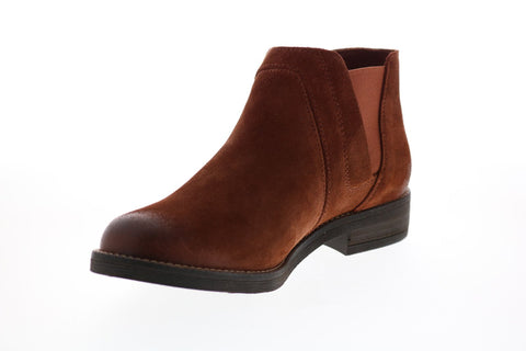 Clarks Demi Beat 26138867 Womens Brown Suede Ankle & Booties Boots
