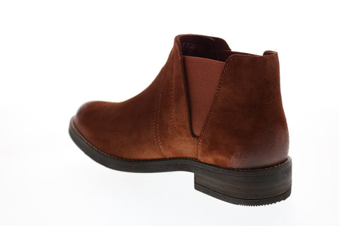 Clarks Demi Beat 26138867 Womens Brown Suede Ankle & Booties Boots