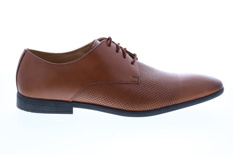 Clarks Bampton Cap 26138981 Mens Brown Oxfords & Lace Ups Cap Toe Shoes