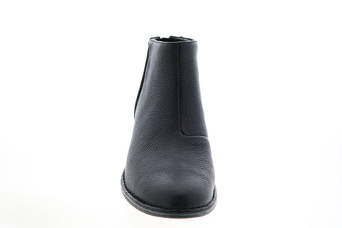 Clarks Spiced Ruby 26139159 Womens Black Leather Ankle & Booties Boots