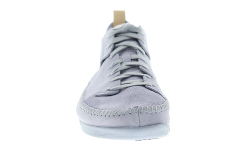 Clarks Flex 26139205 Blue Suede Lace Up Lifestyle Sneake - Ruze Shoes