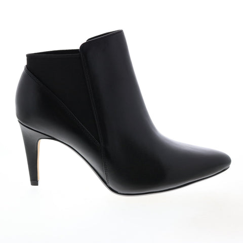 Clarks Laina Violet 26139487 Womens Black Leather Ankle & Booties Boots