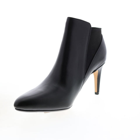 Clarks Laina Violet 26139487 Womens Black Leather Ankle & Booties Boots