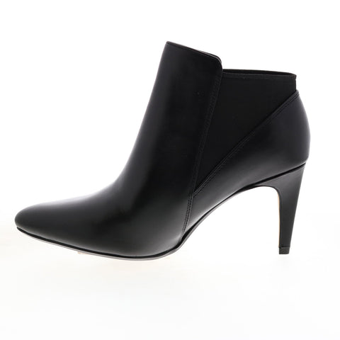 Clarks Laina Violet 26139487 Womens Black Leather Ankle & Booties Boots